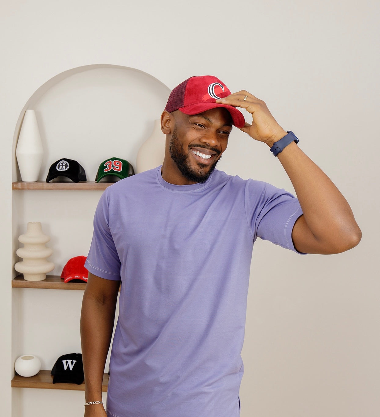 Curban Periwinkle Shorts Two-piece outfit