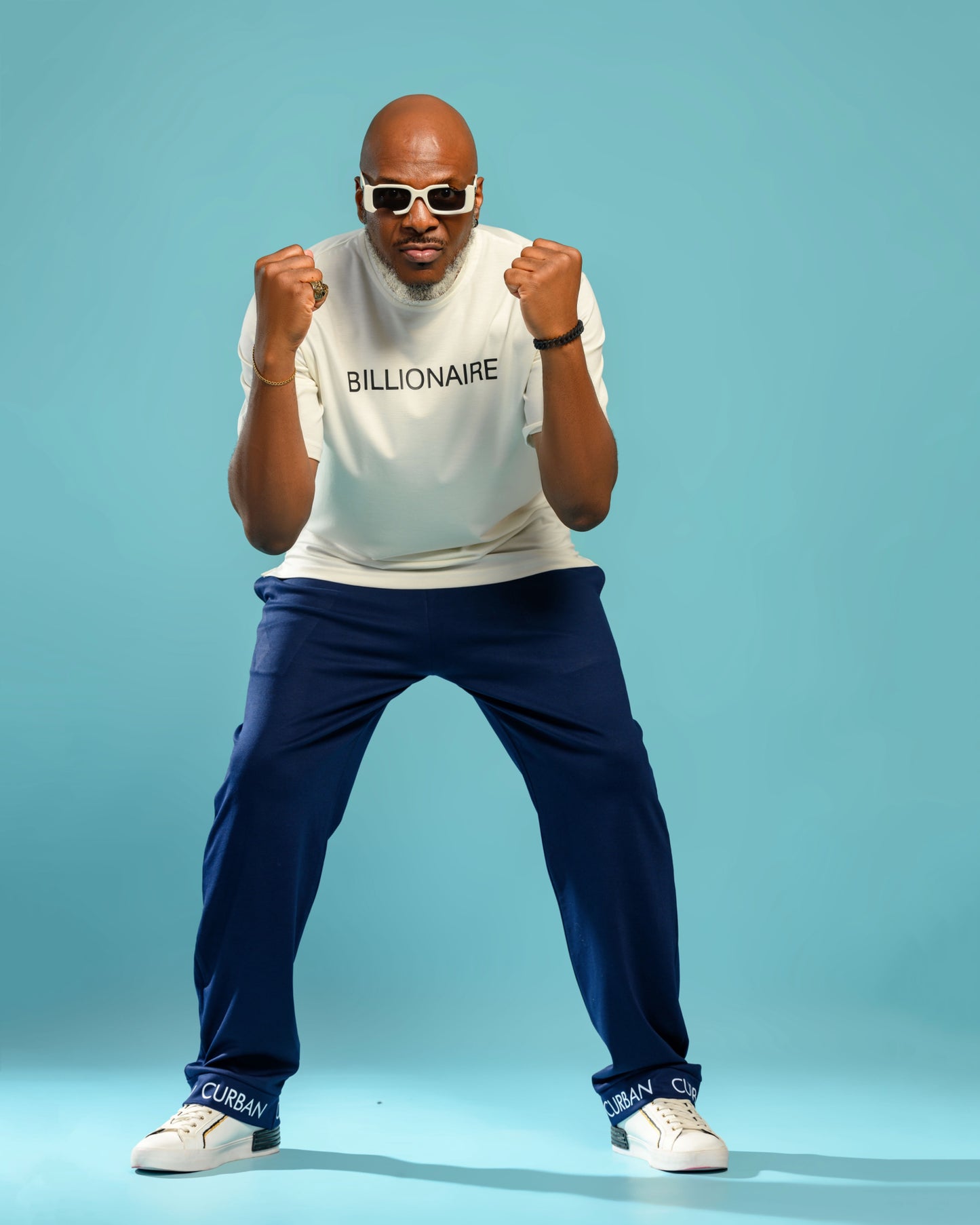 CURBAN oversized billionaire Male T-Shirt menswear set