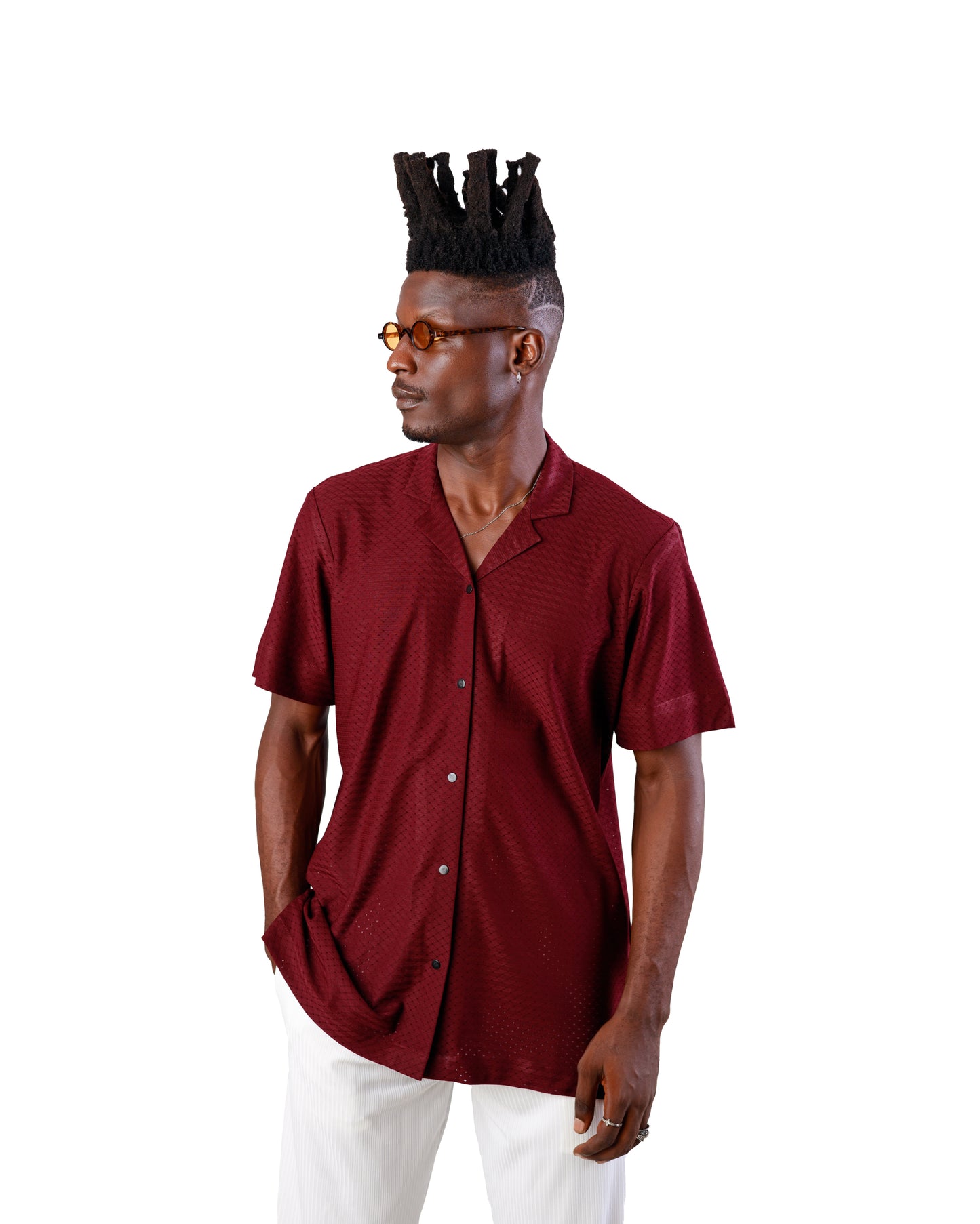 Curban maroon Men’s Vintage shirt