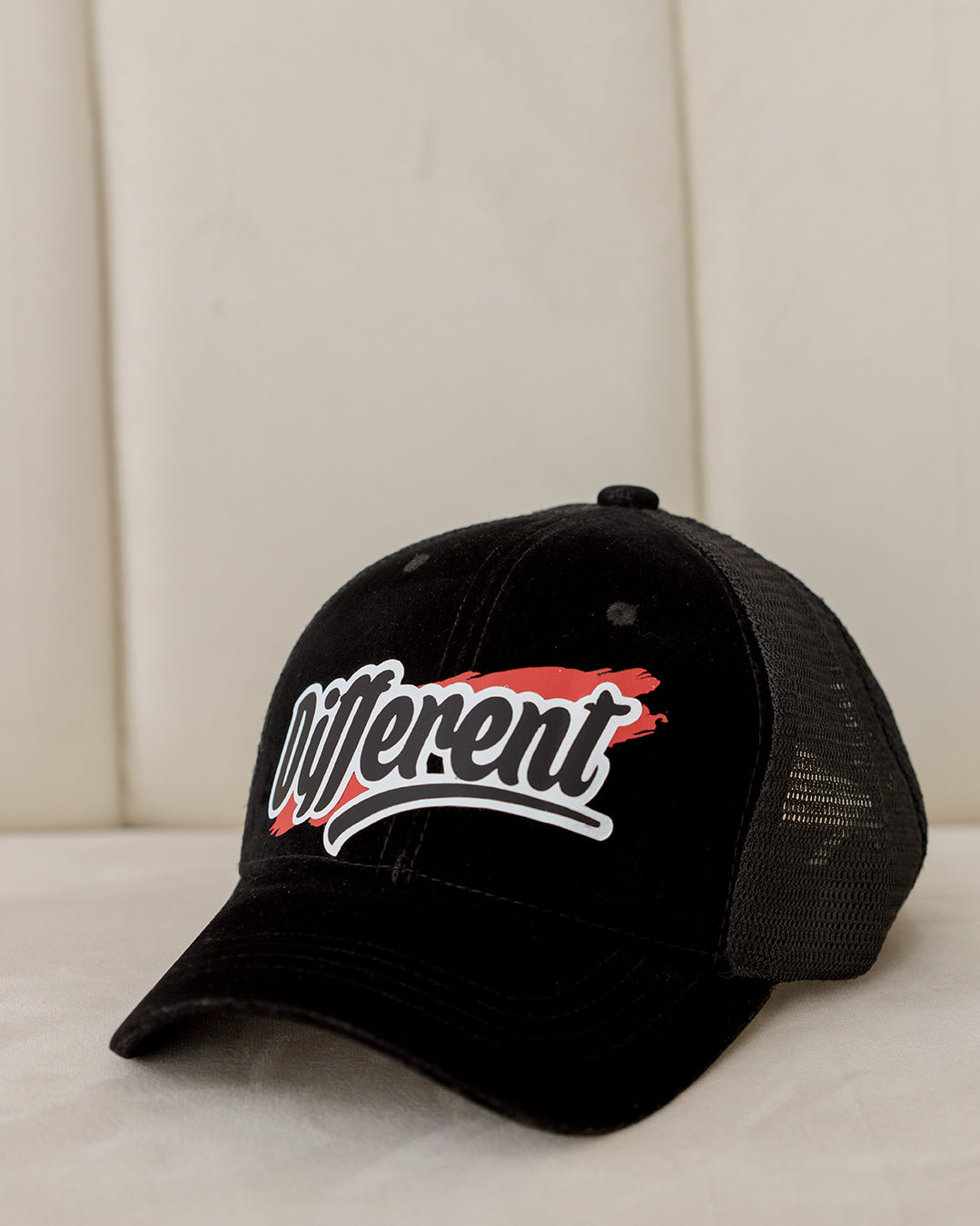 Curban Black Different Slogan Baseball Cap