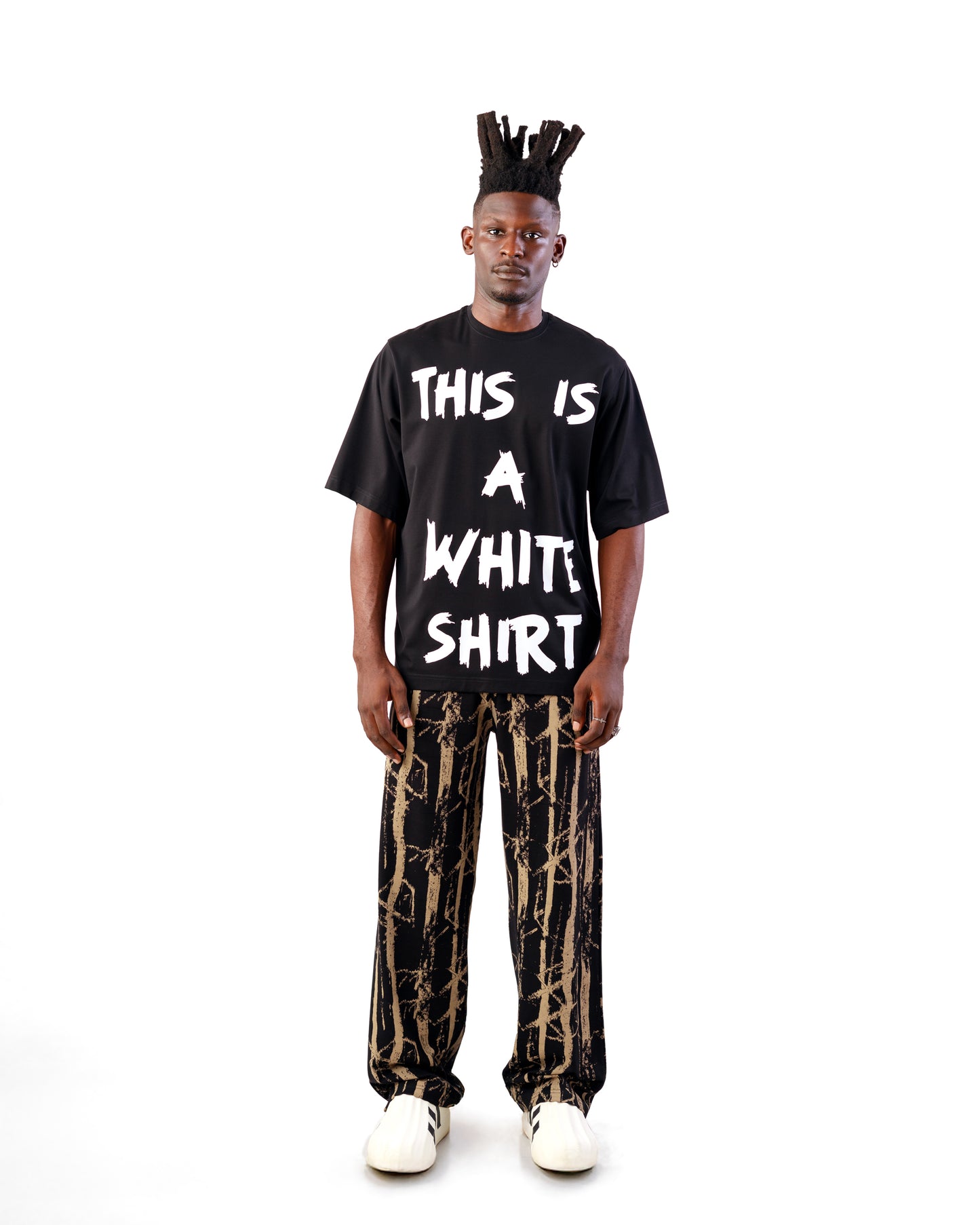 Curban “this is a white shirt” two piece menswear set | black