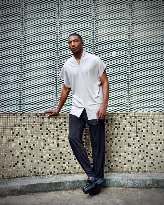 Curban hybrid kimono capsleeve & Palazzo Two Piece Menswear