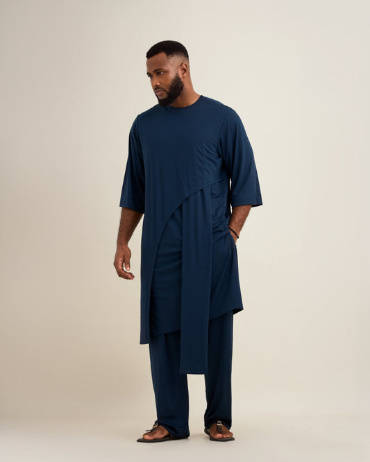 Curban Pine green asymmetrical luxe two-Piece