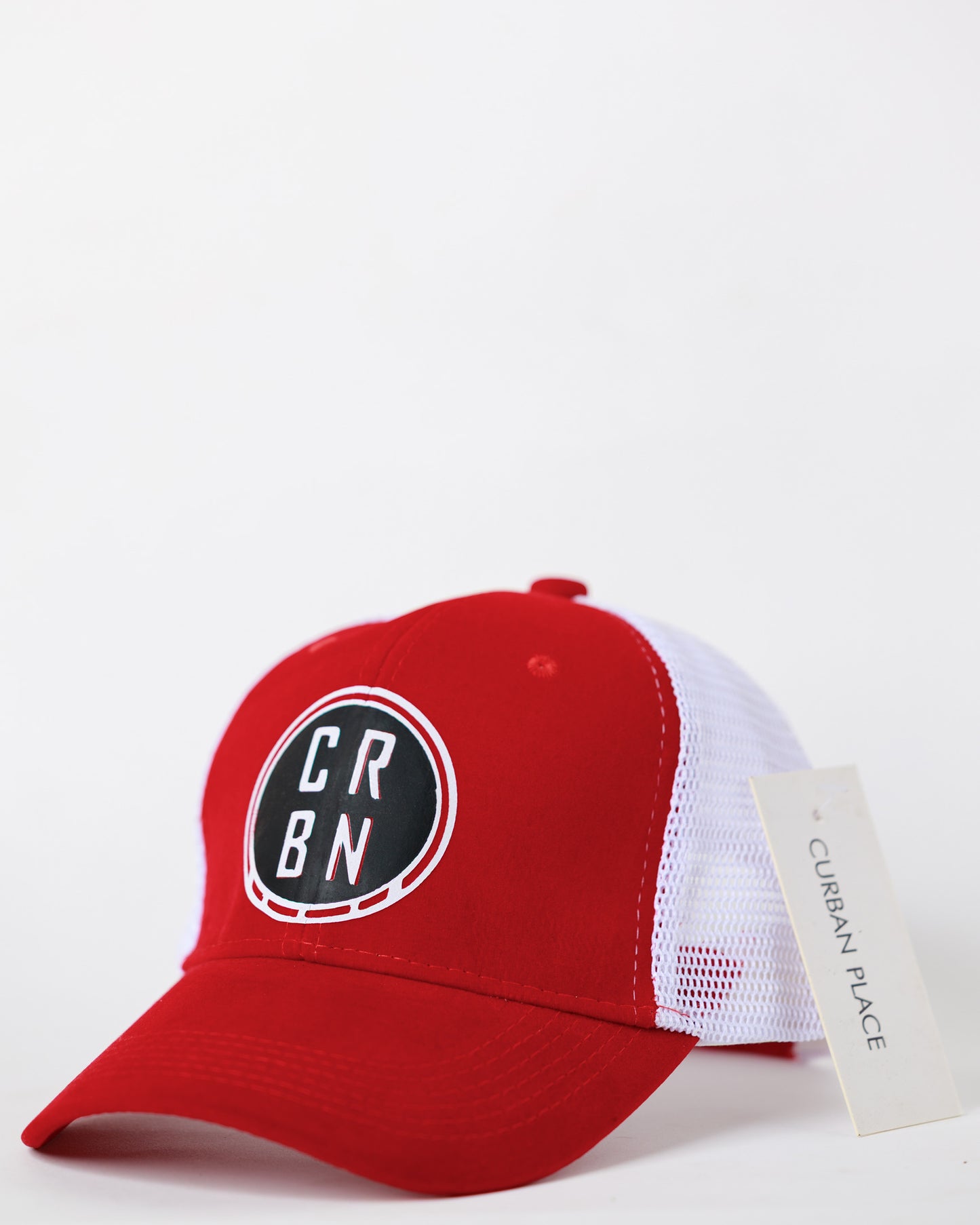 Curban Black Slogan Baseball Cap | red