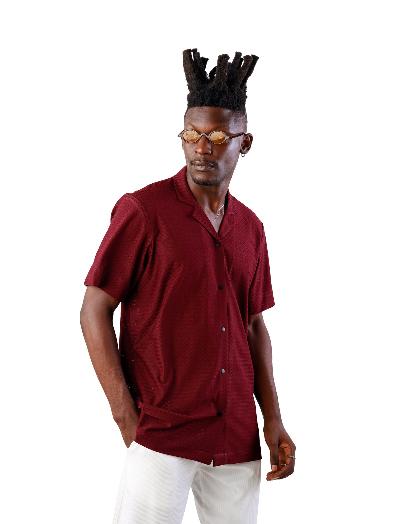 Curban maroon Men’s Vintage shirt