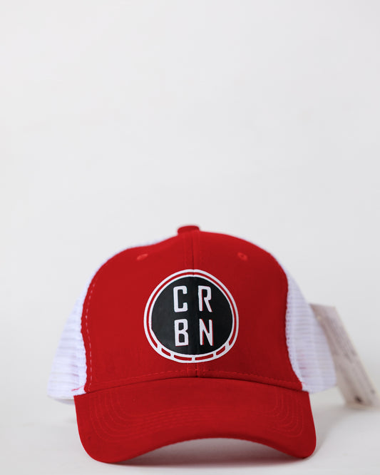 Curban Black Slogan Baseball Cap | red