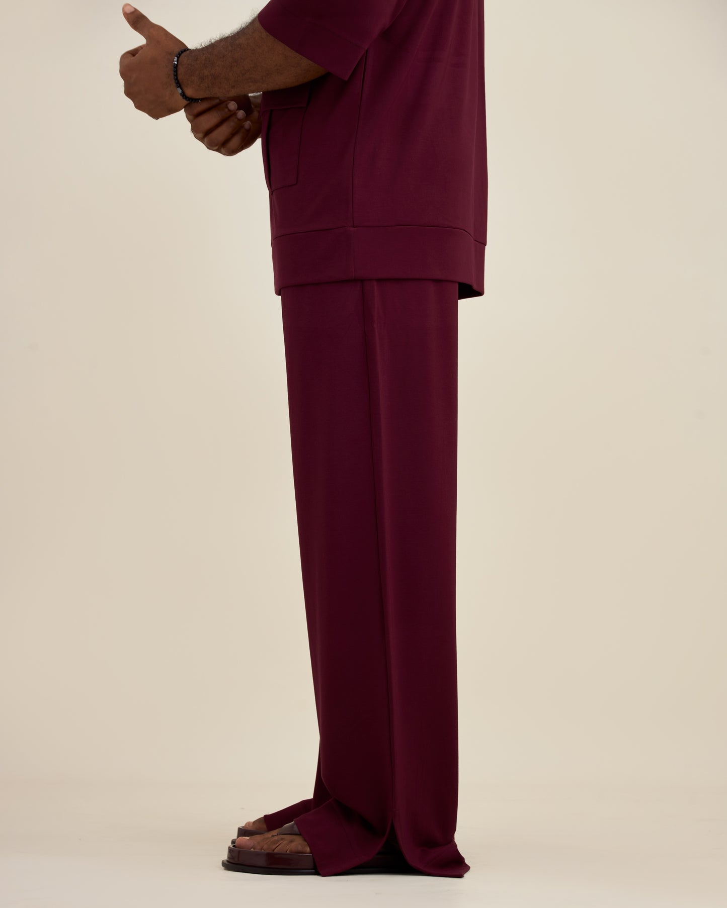 Curban Burgundy Tunic Two-Piece set