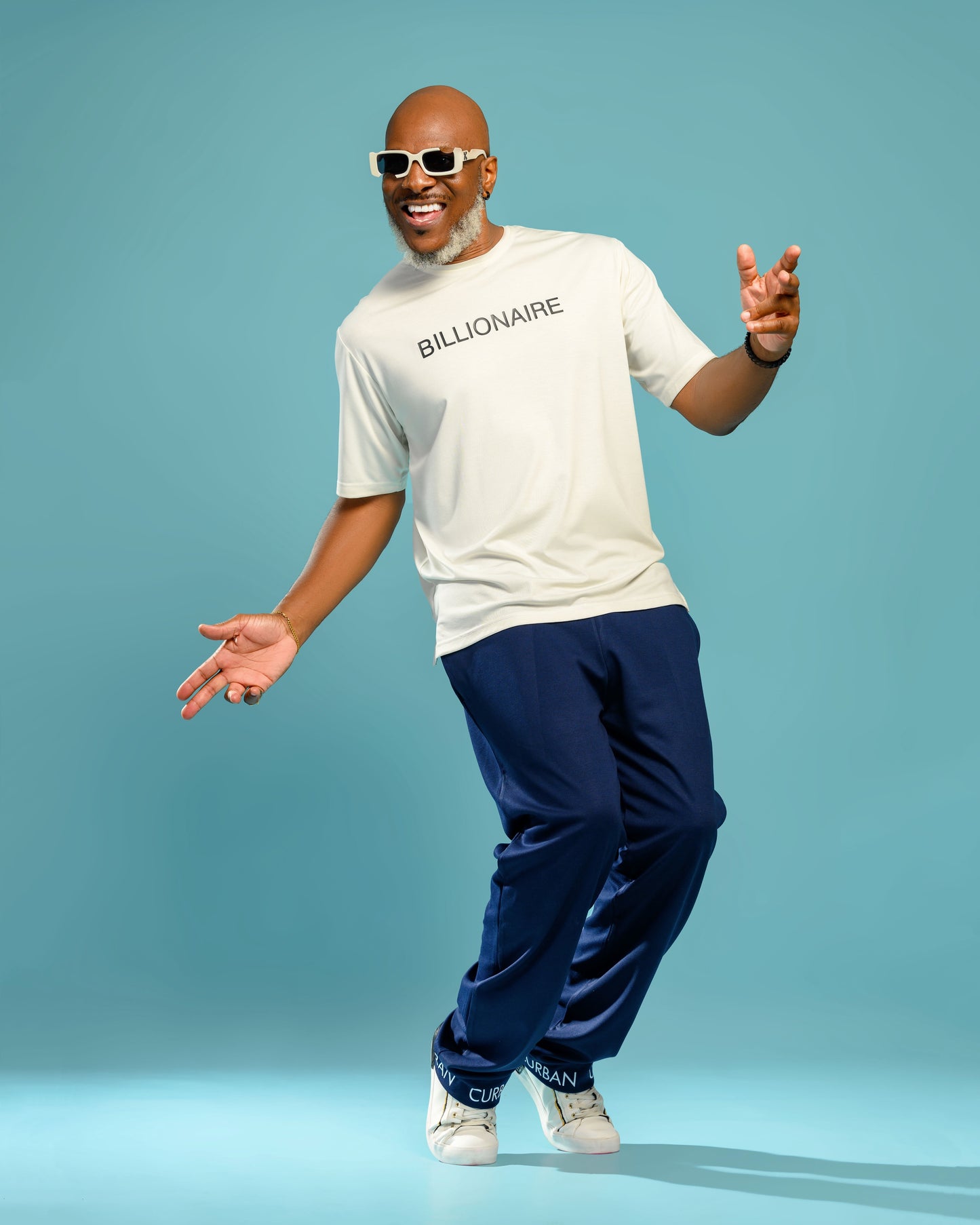 CURBAN oversized billionaire Male T-Shirt menswear set