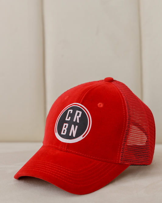 Casquette de baseball à slogan rouge Curban