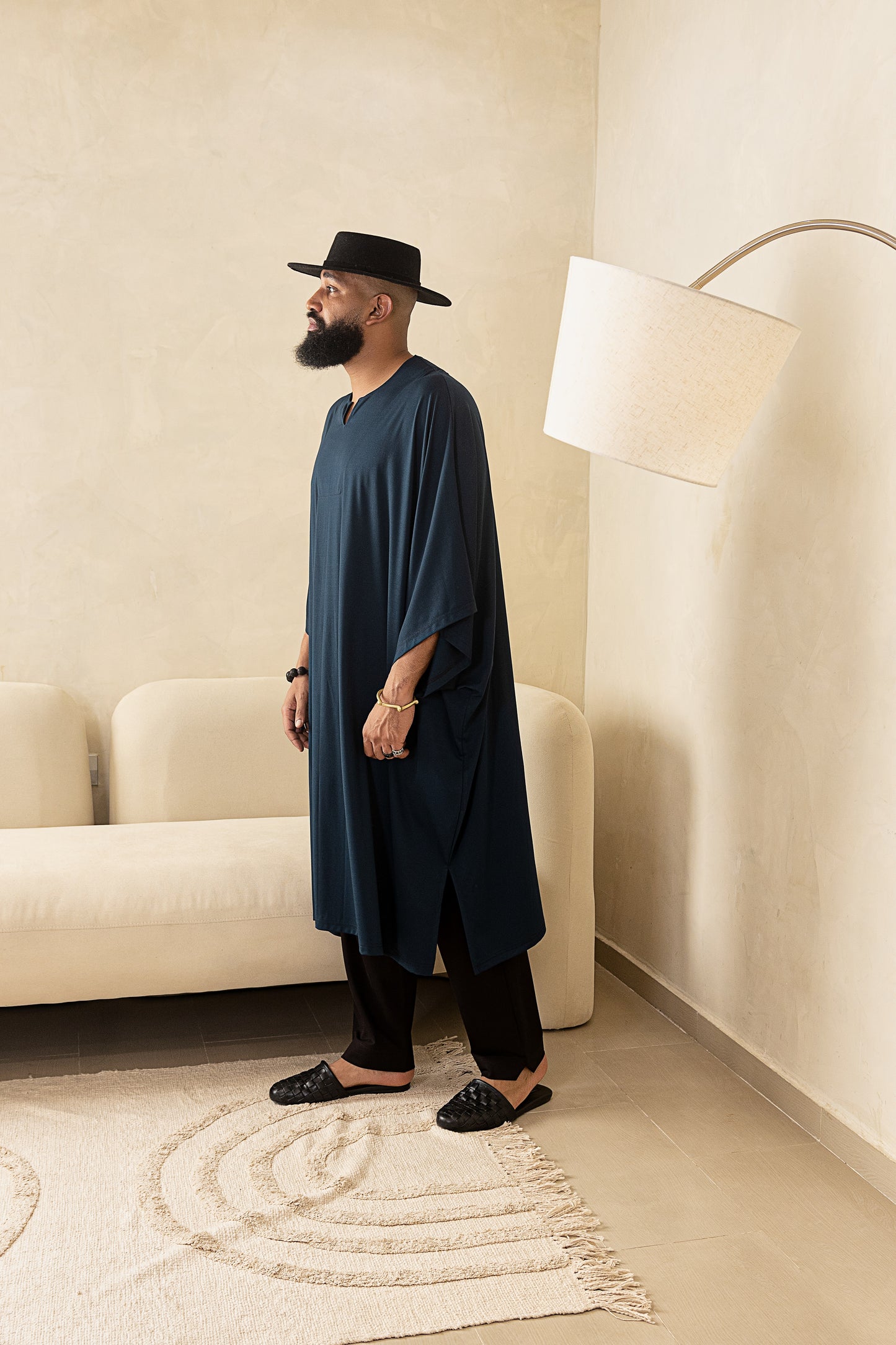 Curban Dropneck Cape Palazzo Deux Pièces Pour Hommes