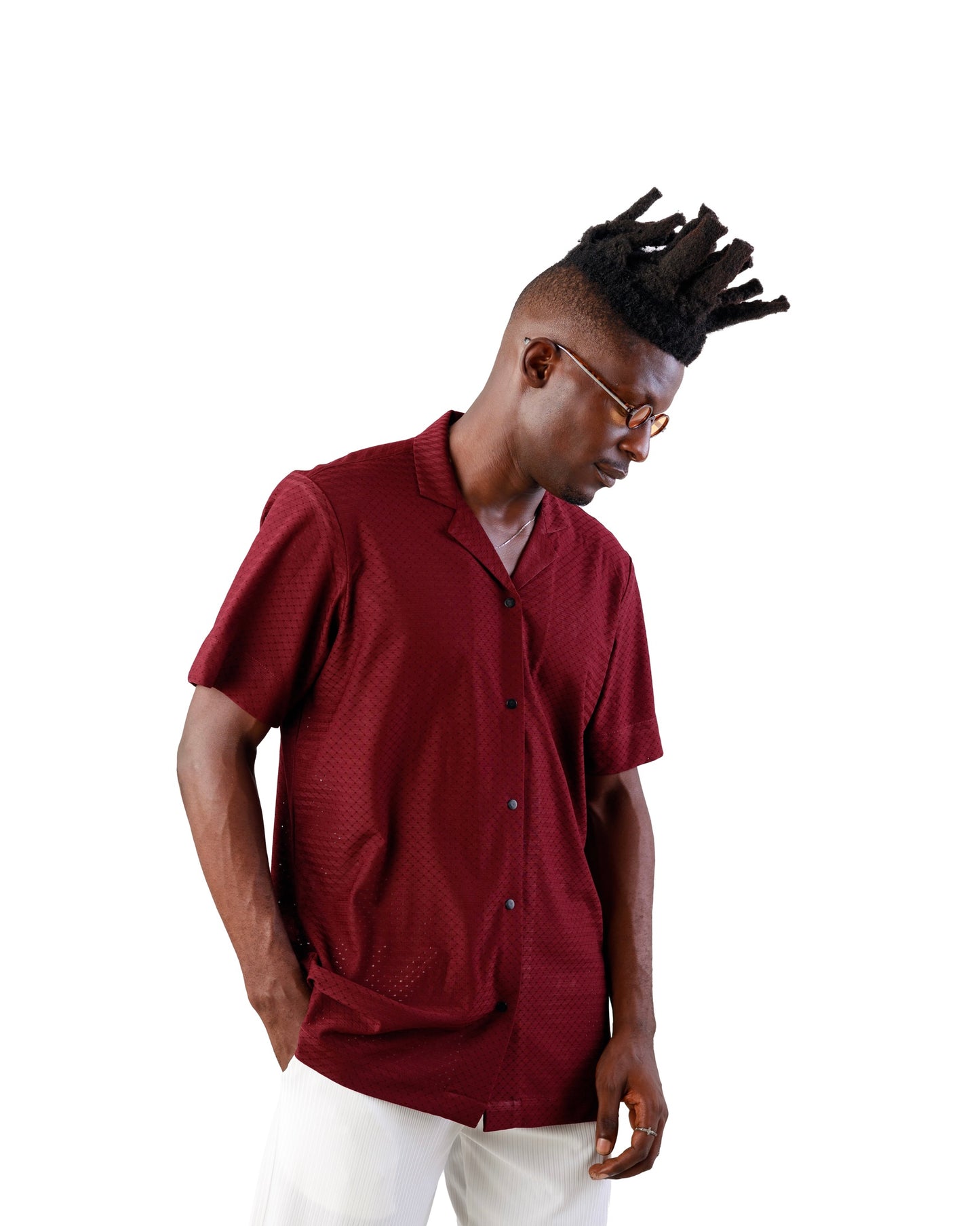 Curban maroon Men’s Vintage shirt