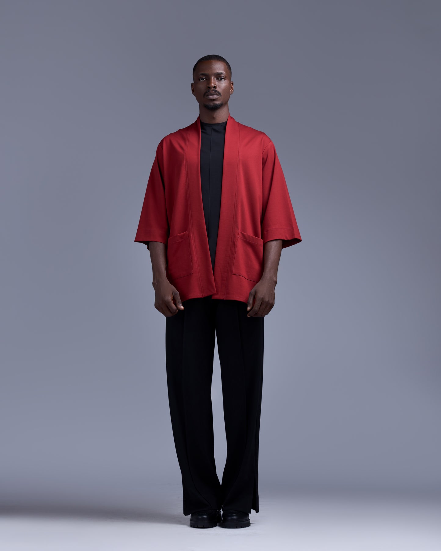 Curban kimono & Palazzo Three-Piece Menswear set