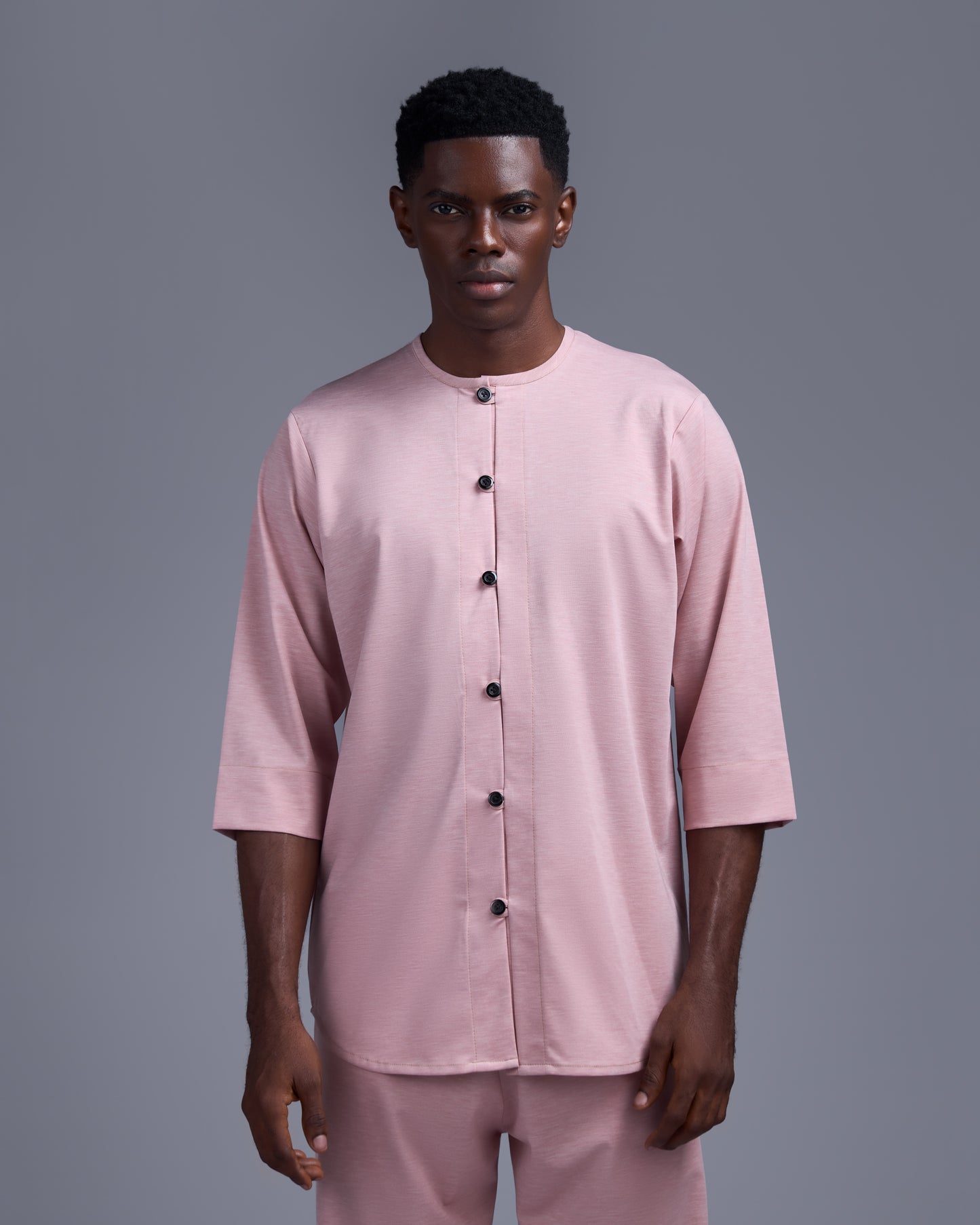 Curban dusty pink Two Piece Menswear set