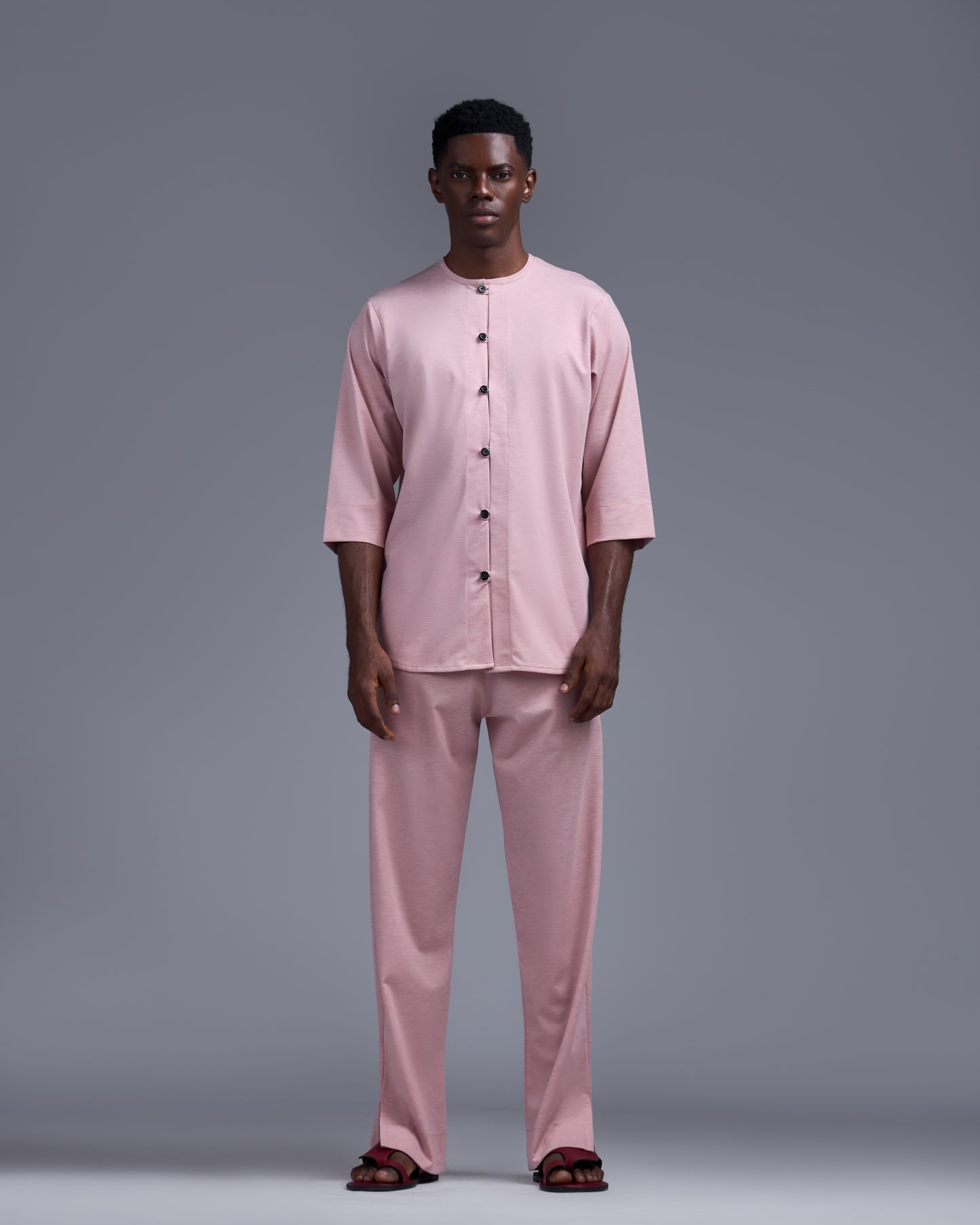 Curban dusty pink Two Piece Menswear set