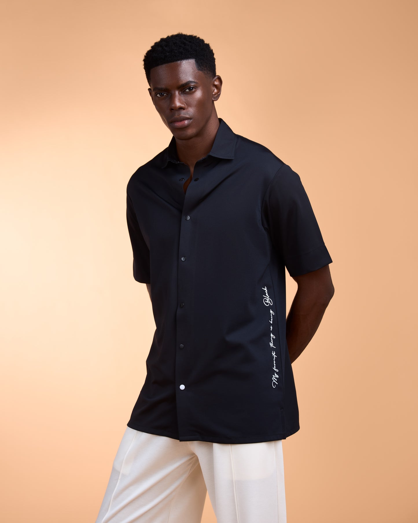 Curban midnight shorts-leeve Loosefit  Menswear set