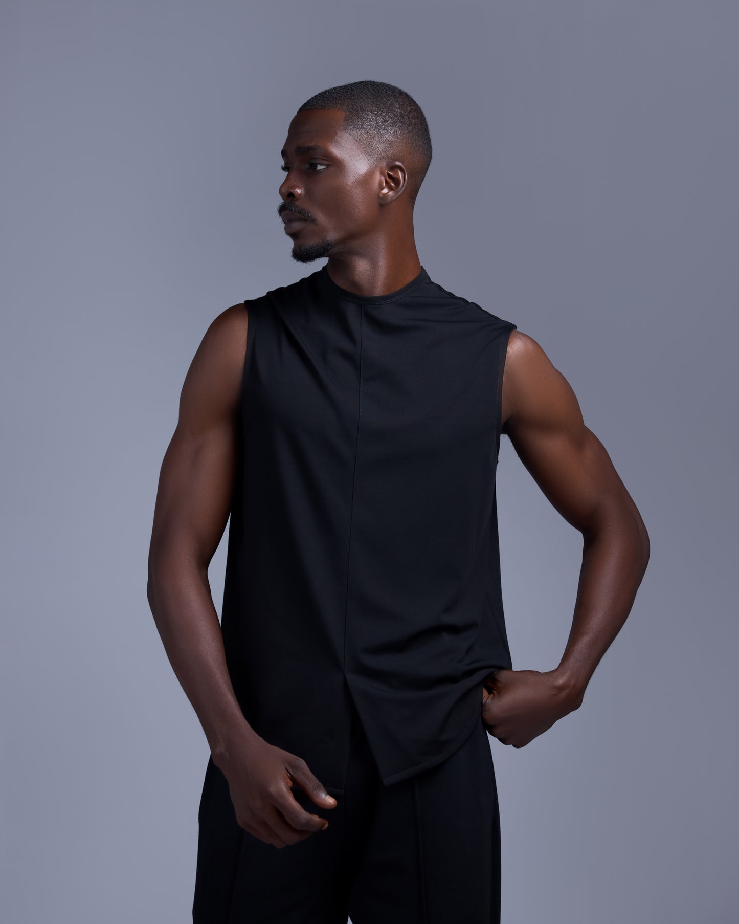 Curban kimono & Palazzo Three-Piece Menswear set