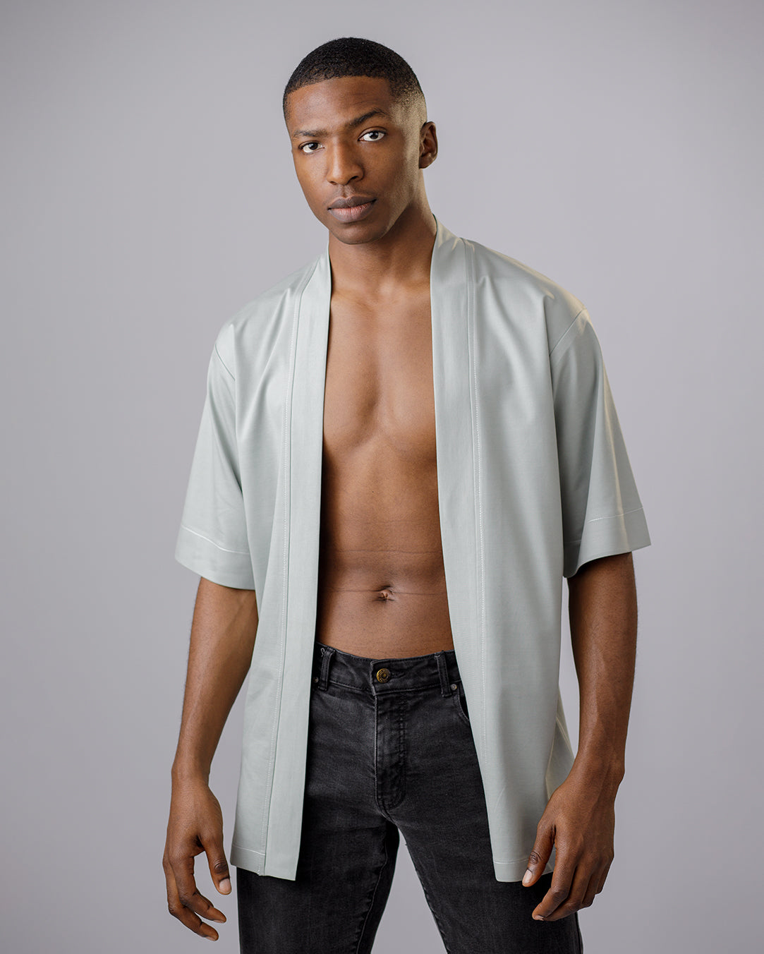 Curban Sea-Green Kimono Menswear