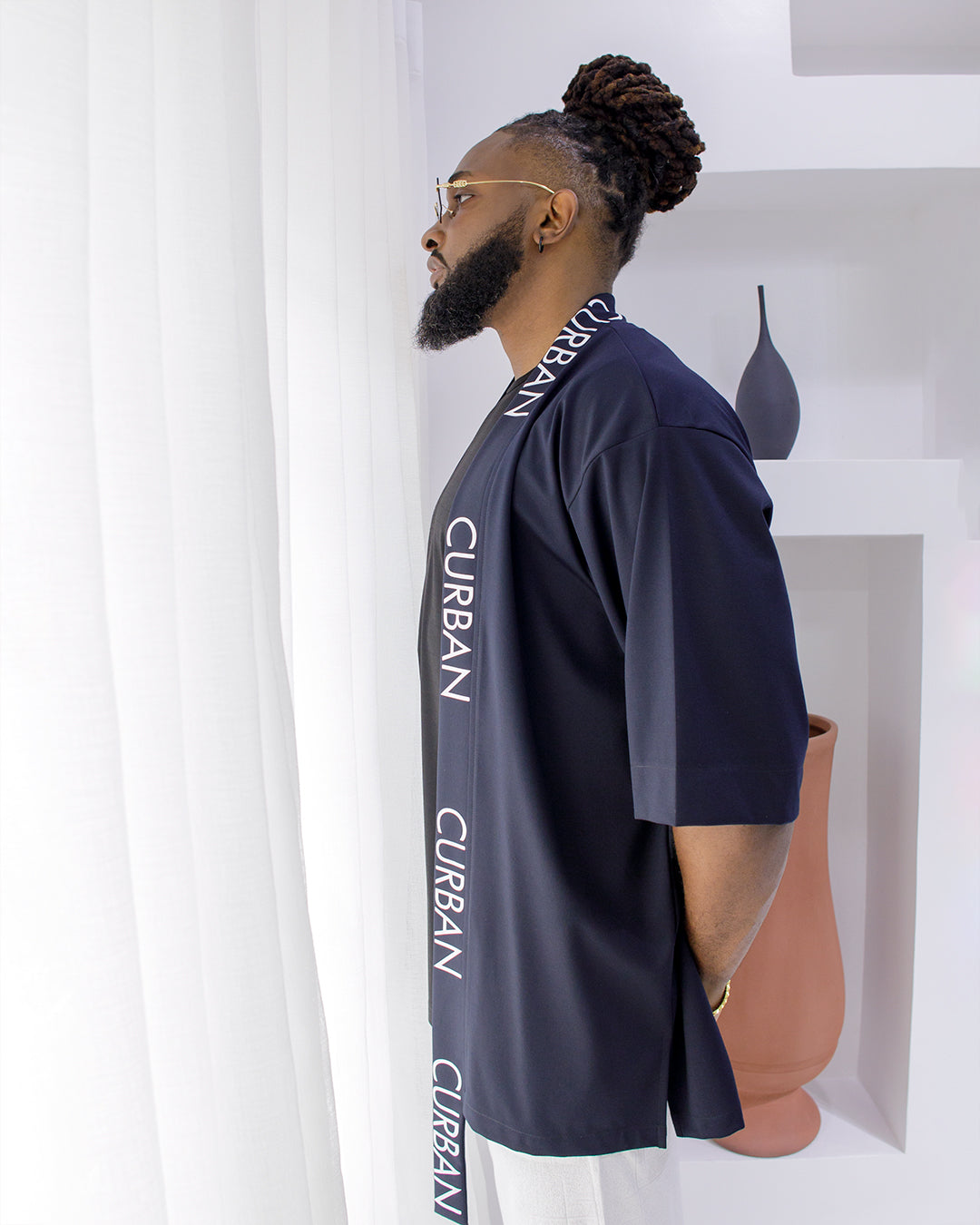 Curban Kimono et Palazzo deux pièces pour hommes