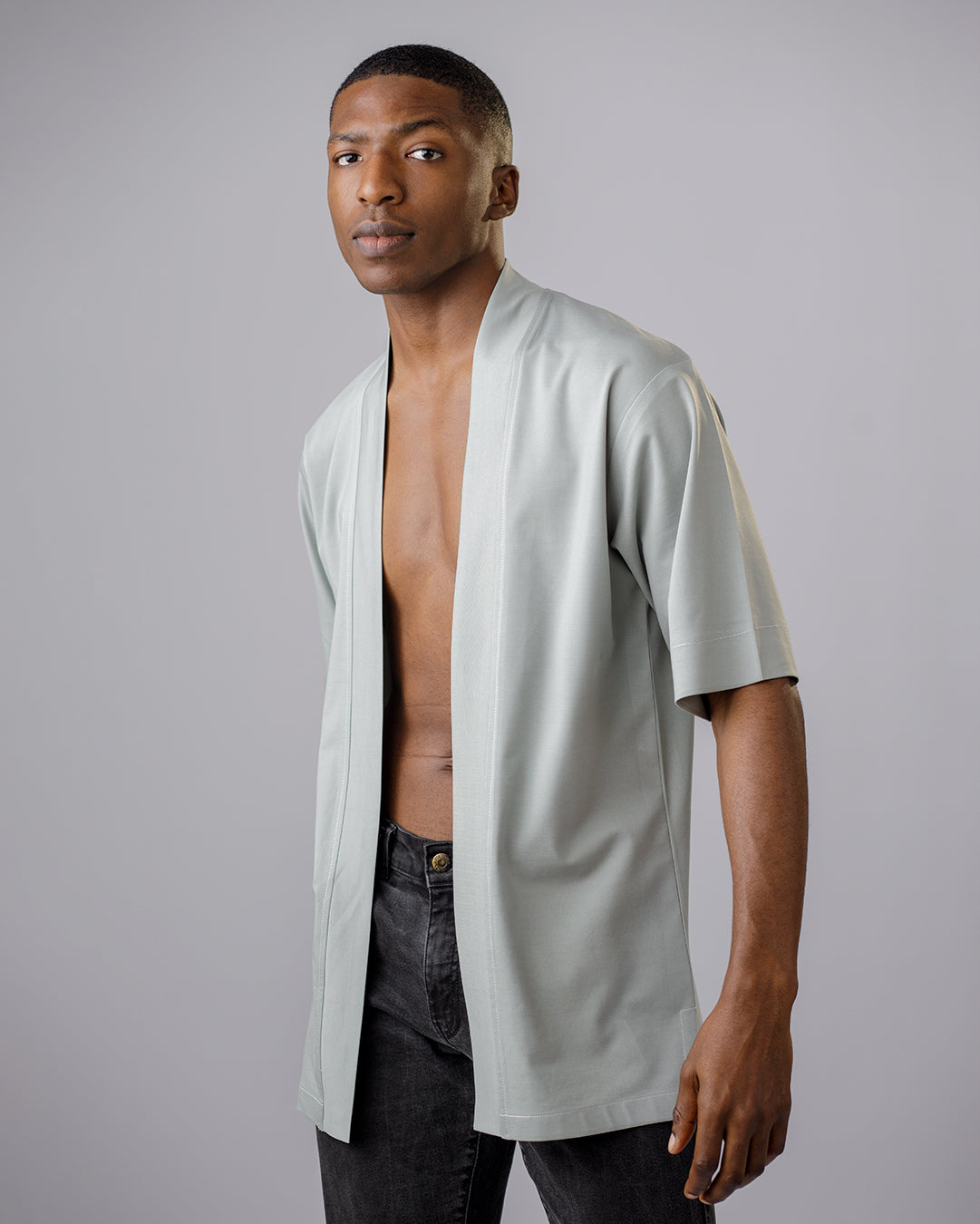 Curban Sea-Green Kimono Menswear