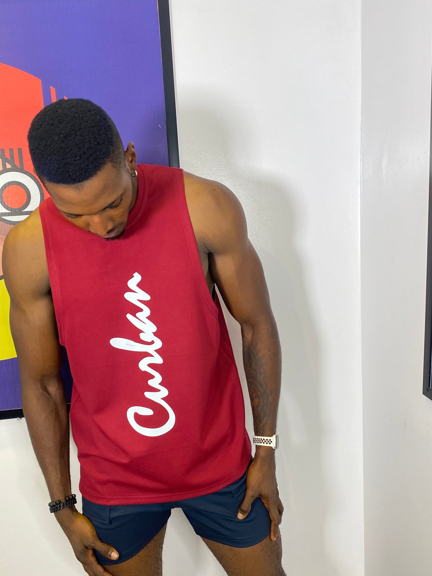 Curban Sleeveless Piece | Wine