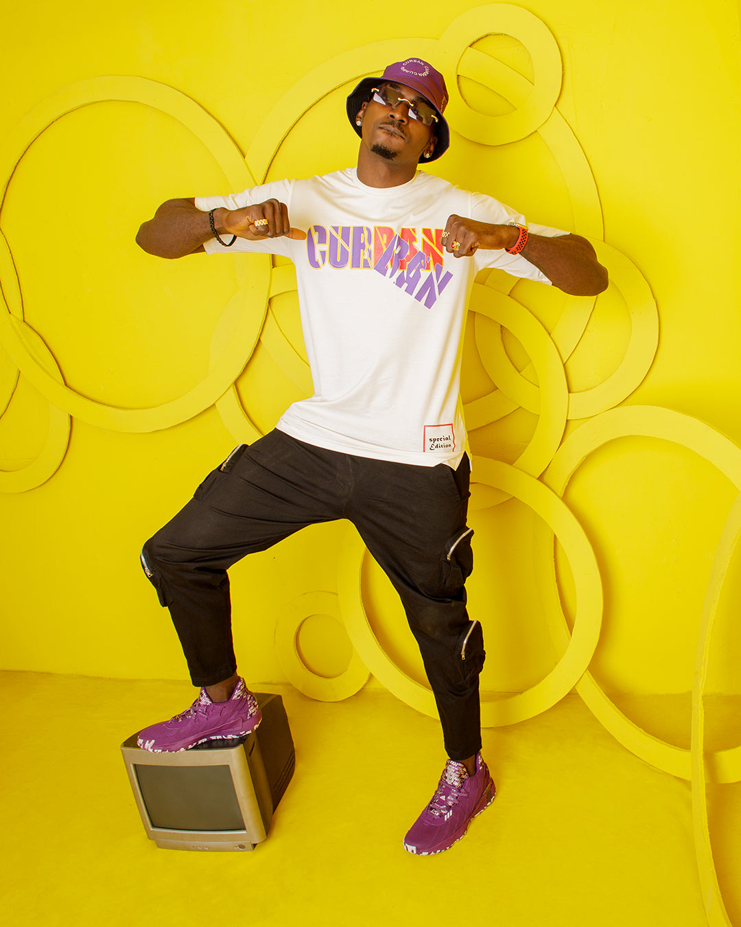 CURBAN LKRS Slogan Oversized Male T-Shirt