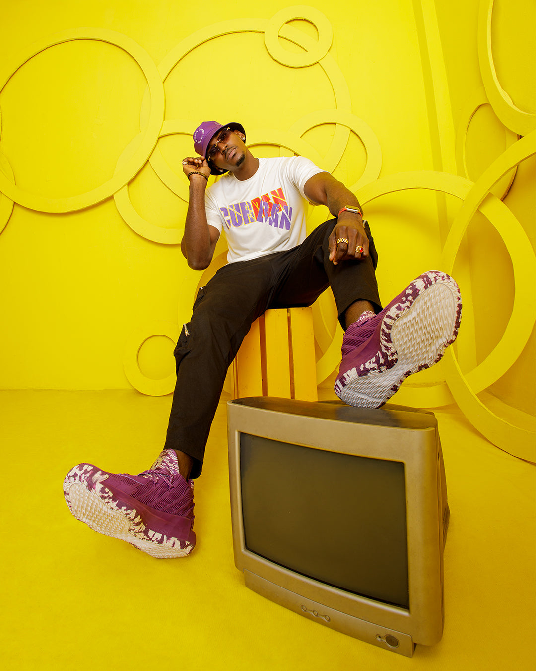 CURBAN LKRS Slogan Oversized Male T-Shirt