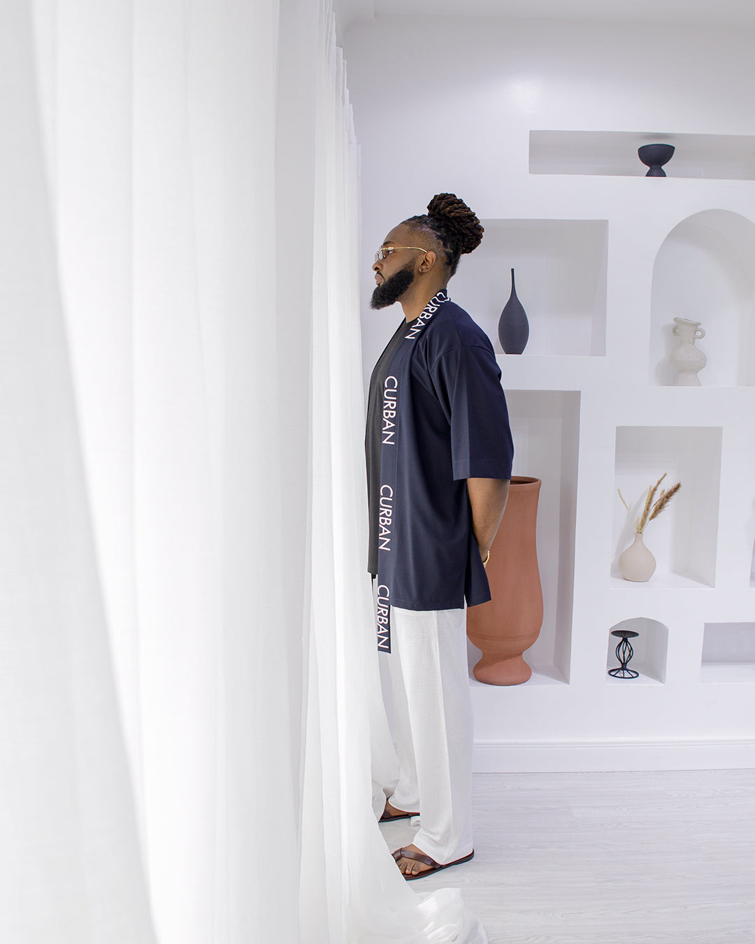 Curban Kimono et Palazzo deux pièces pour hommes