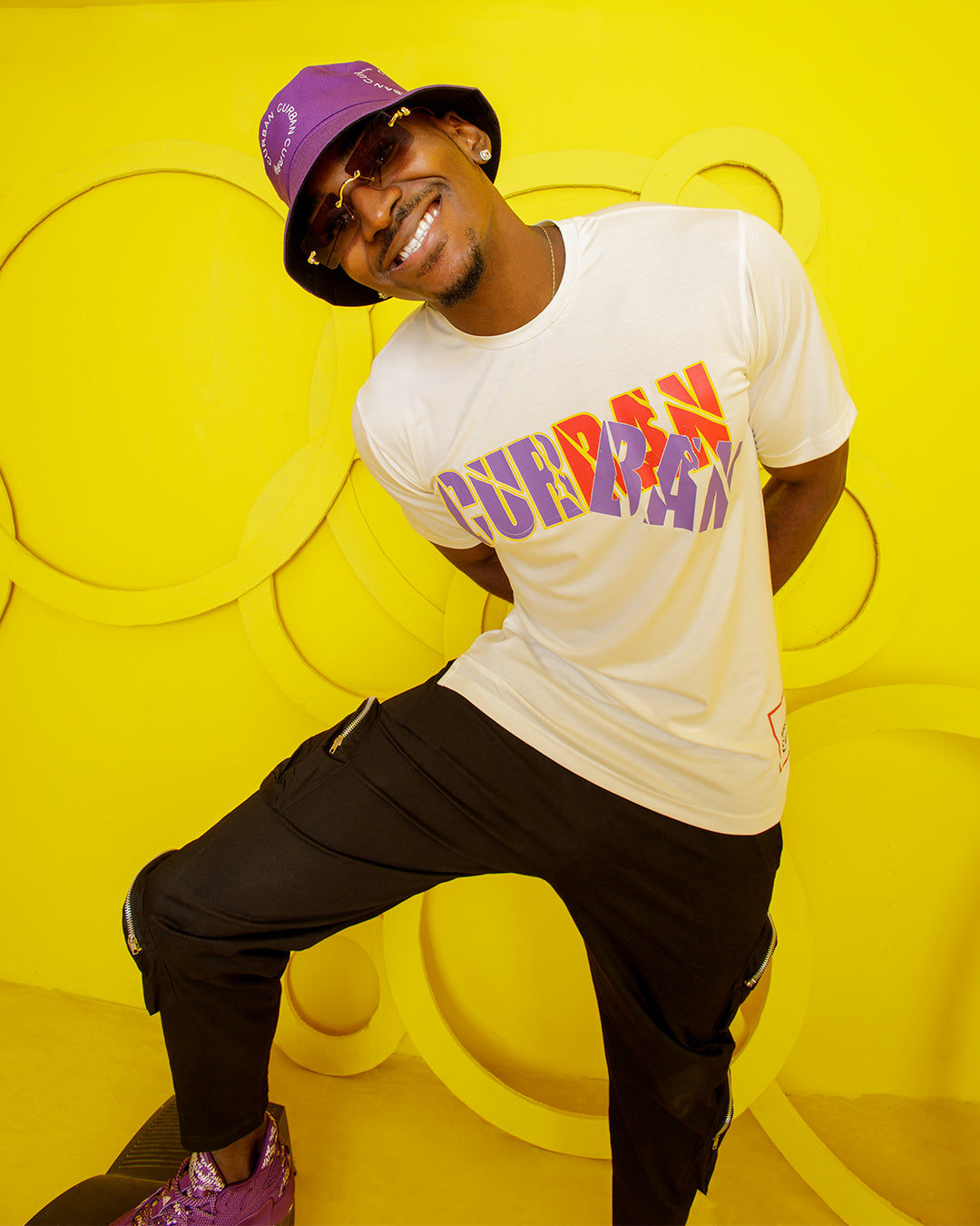 CURBAN LKRS Slogan Oversized Male T-Shirt